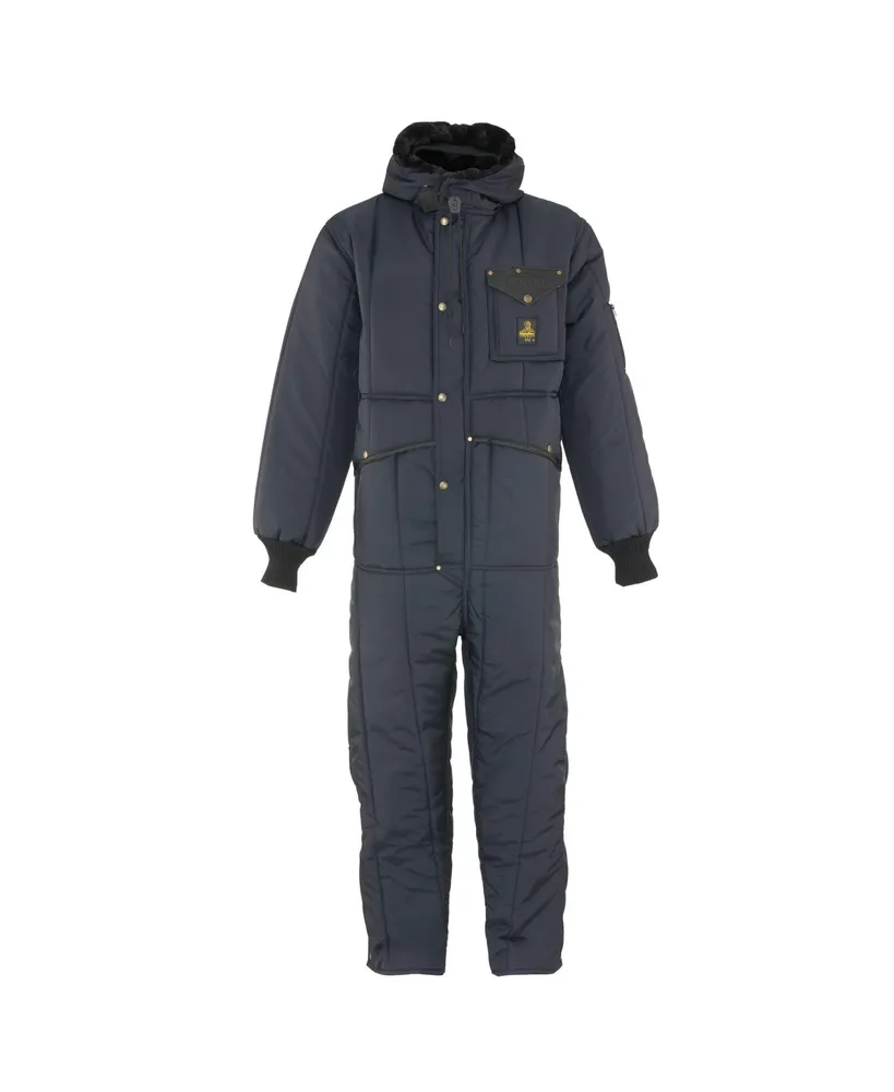 RefrigiWear Big & Tall Iron-Tuff Insulated Coveralls with Hood -50F Cold Protection