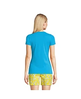 Lands' End Women's Cotton Rib T-shirt