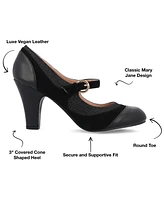 Journee Collection Women's Siri Round Toe Mary Jane Pumps