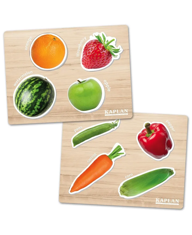Kaplan Early Learning Healthy Foods Inside and Out Puzzles - Set of 2