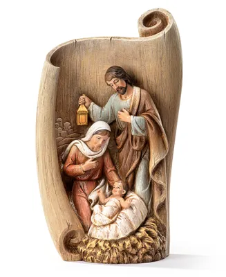 Napco Holy Family with Scroll