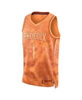 Men's and Women's Nike Devin Booker Orange Phoenix Suns Select Series Swingman Jersey