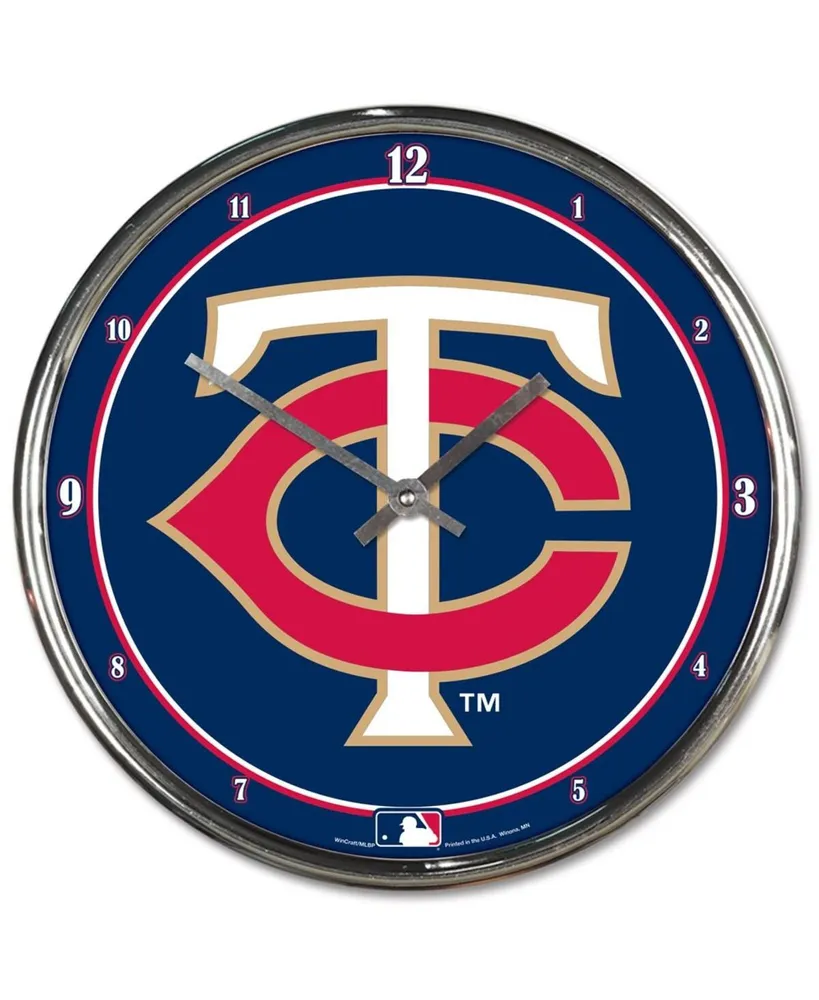 Wincraft Minnesota Twins Chrome Wall Clock