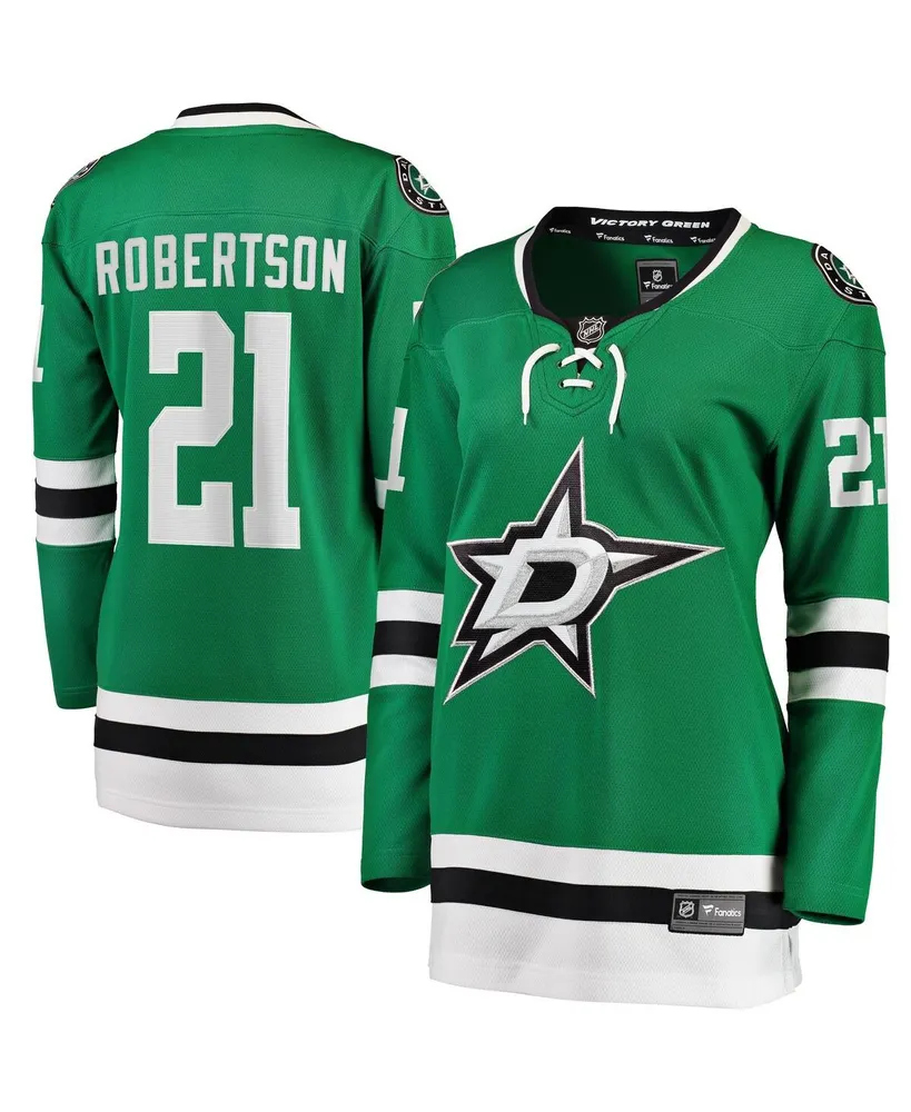 Women's Fanatics Jason Robertson Kelly Green Dallas Stars 2017/18 Home Breakaway Jersey