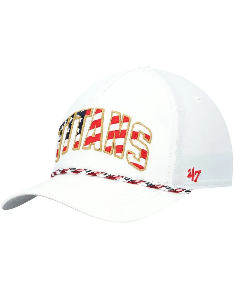 47 New England Patriots White Downburst Hitch Adjustable Hat