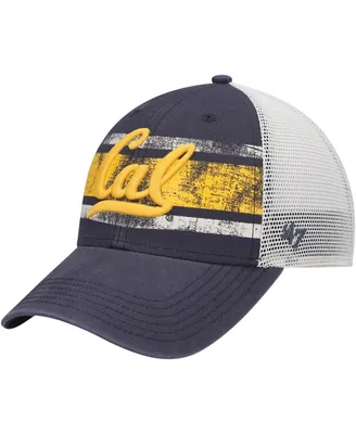 Men's '47 Brand Navy, White Cal Bears Interlude Mvp Trucker Snapback Hat