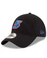 Men's New Era Black Kyle Larson Team Enzyme Washed 9TWENTY Adjustable Hat