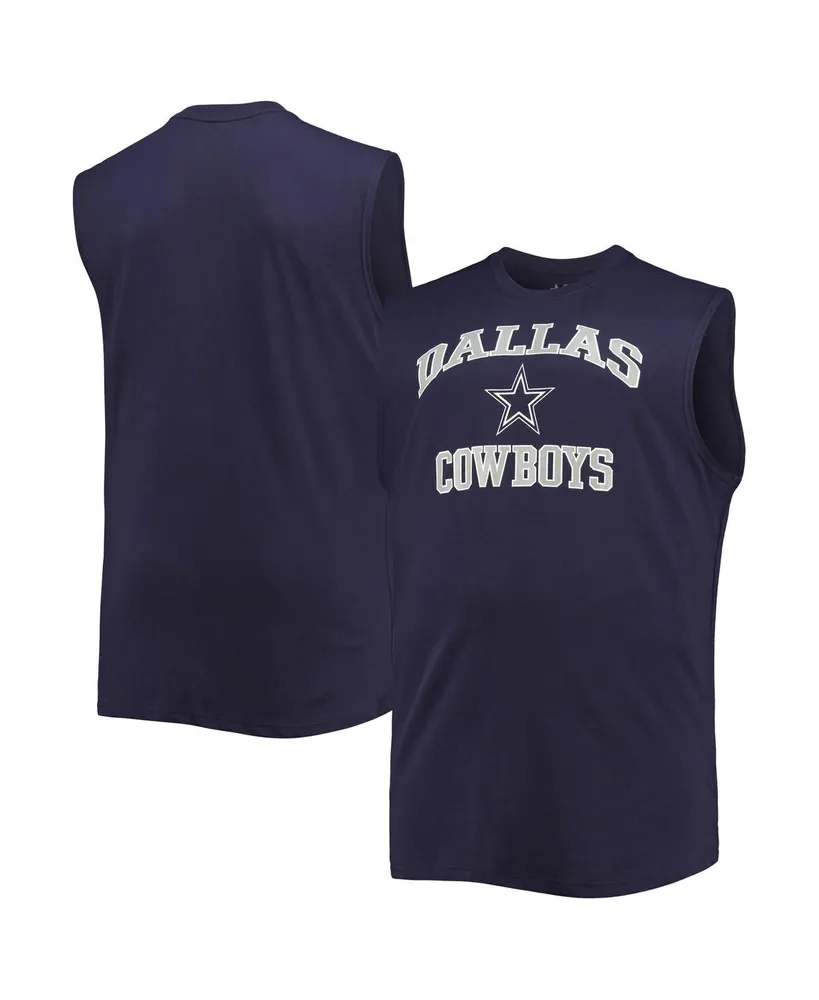 Dallas Cowboys Starter Touchdown Fashion Tank Top - Navy/Silver