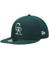 Men's New Era Green Colorado Rockies White Logo 59FIFTY Fitted Hat