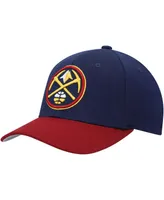 Men's Mitchell & Ness Navy, Red Denver Nuggets Mvp Team Two-Tone 2.0 Stretch-Snapback Hat