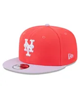 Men's New Era Red and Purple New York Mets Spring Basic Two-Tone 9FIFTY Snapback Hat