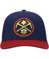 Men's Mitchell & Ness Navy, Red Denver Nuggets Mvp Team Two-Tone 2.0 Stretch-Snapback Hat