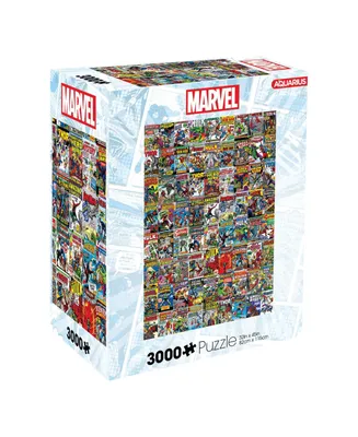 Marvel Comics Covers Superheroes 3000-Piece Jigsaw Puzzle | Toynk Exclusive