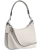 Coach Small Crossgrain Leather Hobo Crossbody Bag