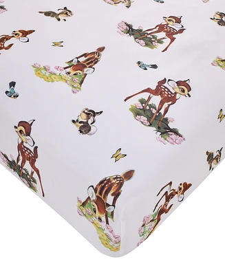 Disney Vintage-Like Bambi Fitted Sheet, Crib