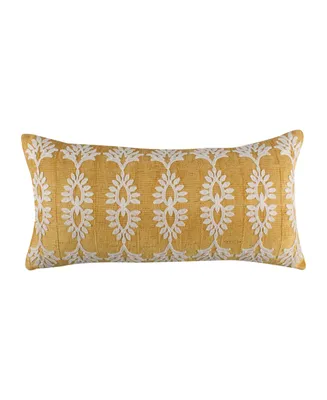 Levtex Presidio Crewel StitchDecorative Pillow, 24" x 12"