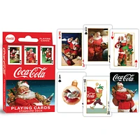 Masterpieces Coca-Cola Vintage Santa Playing Cards - 54 Card Deck