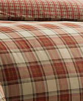 Edgewood Plaid Twin Duvet Cover Set