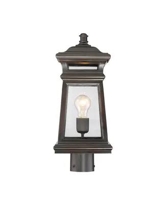 Savoy House Taylor 1-Light Outdoor Post Lantern in English Bronze with Gold