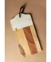 Gauri Kohli Darvaza Marble & Wood Cutting Board - Large