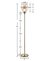 Ink + Ivy Bellow Uplight Floor Lamp - Antique