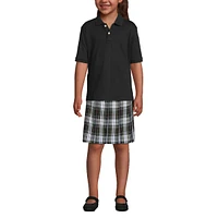 Lands' End Kids Short Sleeve Interlock Polo Shirt