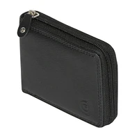 Club Rochelier Men's Zip Around Billfold Wallet