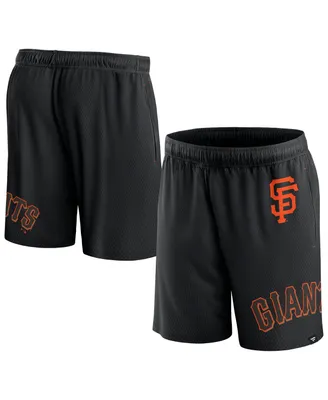 Men's Fanatics Black San Francisco Giants Clincher Mesh Shorts