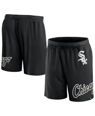 Men's Fanatics Black Chicago White Sox Clincher Mesh Shorts
