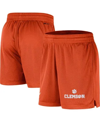 Men's Nike Orange Clemson Tigers Mesh Performance Shorts