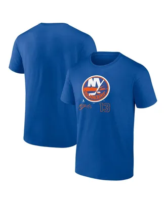 Men's Fanatics Mathew Barzal Royal New York Islanders Name and Number T-shirt