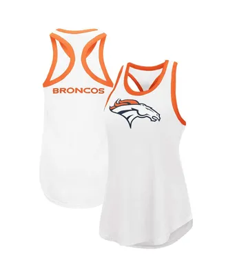 Women's G-iii 4Her by Carl Banks White Denver Broncos Tater Tank Top