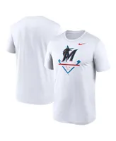 Men's Nike White Miami Marlins Icon Legend Performance T-shirt