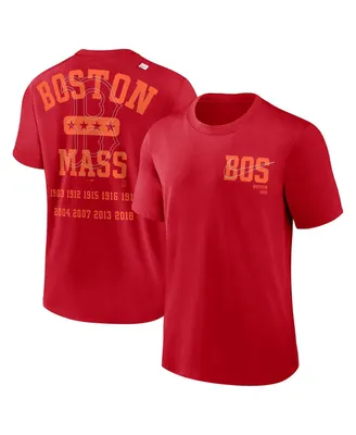Men's Nike Red Boston Sox Statement Game Over T-shirt