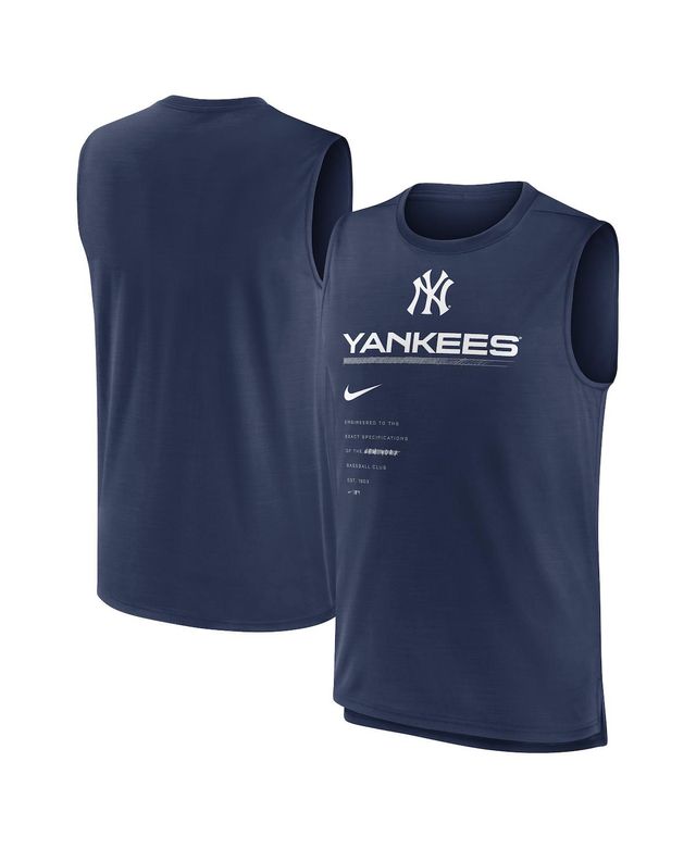 Men's Nike Navy New York Yankees Exceed Performance Tank Top