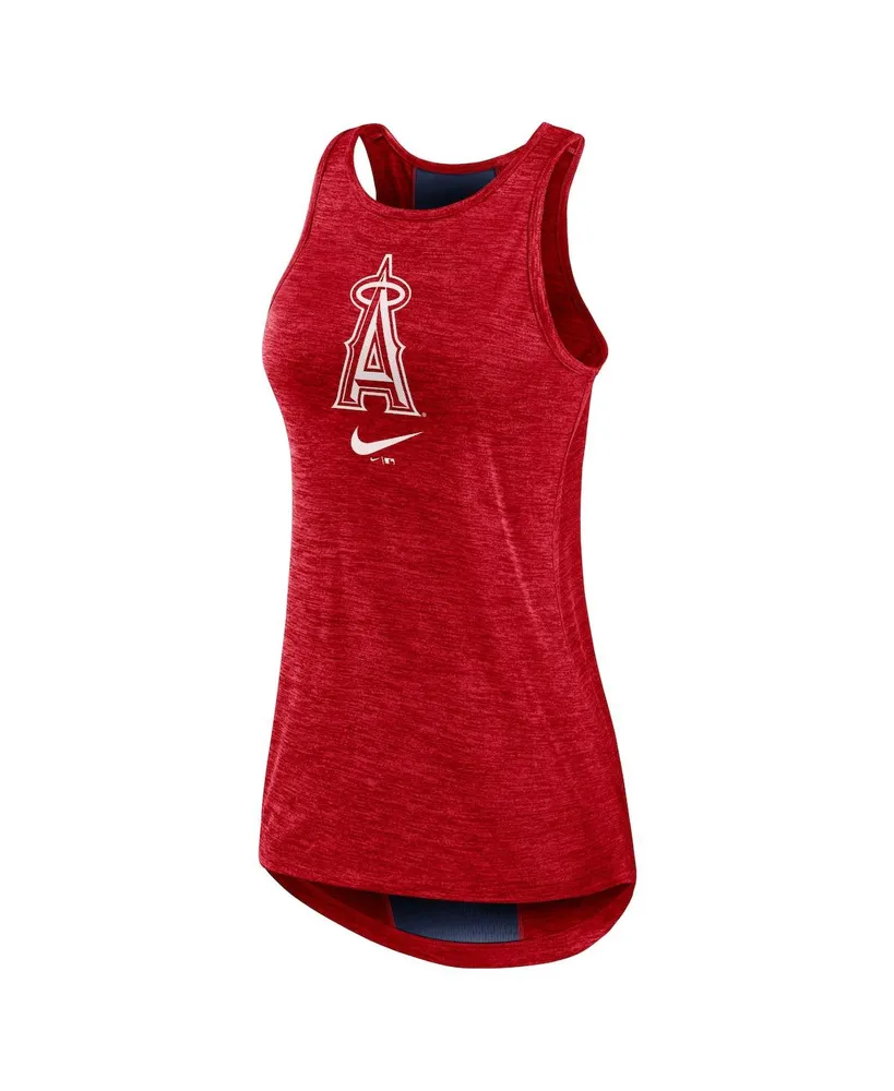 Women's Nike Red Los Angeles Angels Right Mix High Neck Tank Top