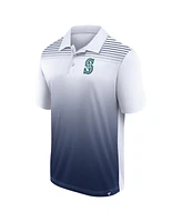 Men's Fanatics White, Navy Seattle Mariners Sandlot Game Polo Shirt