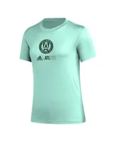 Women's adidas Mint Atlanta United Fc Aeroready Club Icon T-shirt