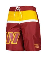 Men's G-iii Sports by Carl Banks Burgundy Washington Commanders Sea Wind Swim Trunks