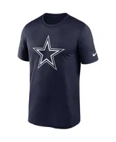 Men's Nike Navy Dallas Cowboys Legend Logo Performance T-shirt