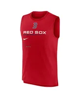 Men's Nike Red Boston Sox Exceed Performance Tank Top