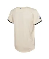 Toddler Boys and Girls Nike Cream Texas Rangers 2023 City Connect Replica Jersey