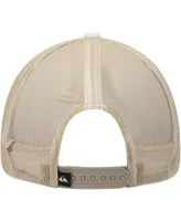 Men's Quiksilver Cream Coasteeze Trucker Snapback Hat