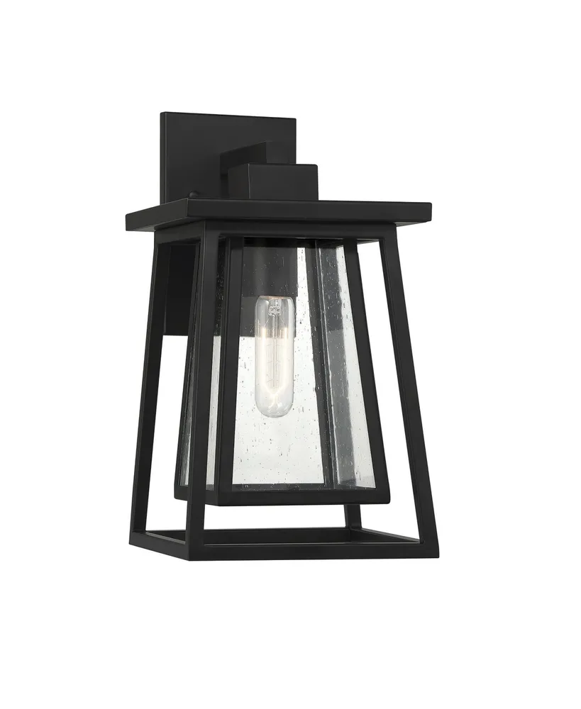 Savoy House Denver -Light Outdoor Wall Lantern in Matte Black