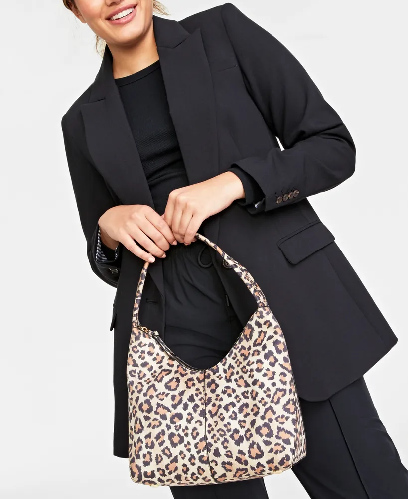 On 34th Hansonne Leopard Hobo, Created for Macy's