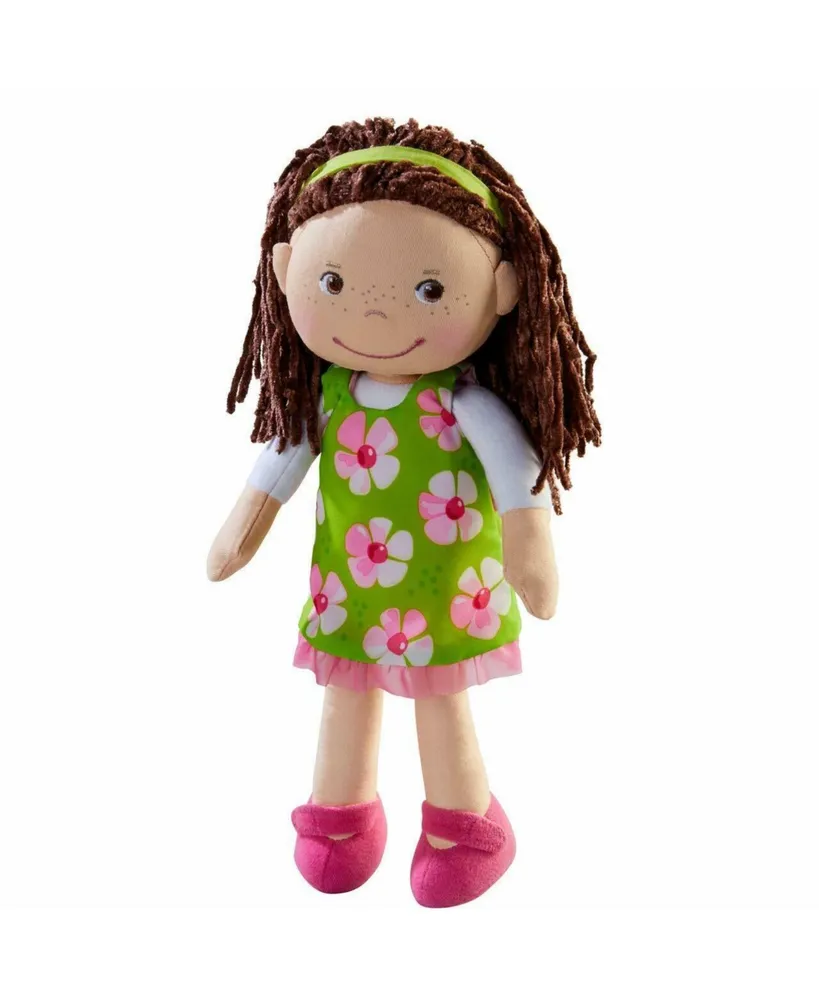 Haba Coco 12" Soft Doll with Brown Hair and Embroidered Face