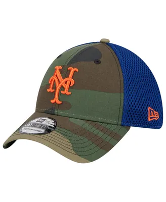 Men's New Era Camo New York Mets Team Neo 39THIRTY Flex Hat