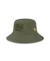 Men's New Era Green Oakland Athletics 2023 Armed Forces Day Bucket Hat