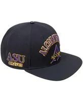 Men's Pro Standard Black Alcorn State Braves Arch Over Logo Evergreen Snapback Hat