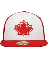 Men's New Era White Vancouver Canadians Authentic Collection Team Alternate 59FIFTY Fitted Hat